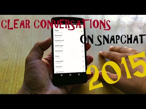 how to clear snapchat feed
