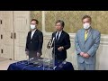 2021年7月7日　安住国対委員長　野党国対委員長連絡会議後ぶら下がり