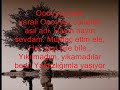 Yanlizligi sevdirdin bana