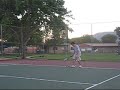 Tennis Serve Practice