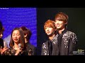 Click here to watch this video [FanCam] 120519 Boyfriend 1st Fan Meeting in Shanghai - Talk : Kwangmin & Minwoo