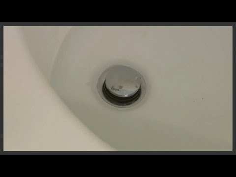 how to replace a plunger-type tub drain