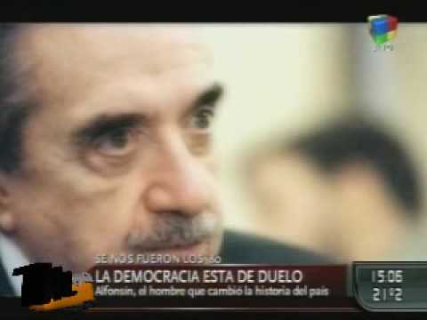 Jorge Rial deja la frivolidad y homenajea a Raul Alfonsin