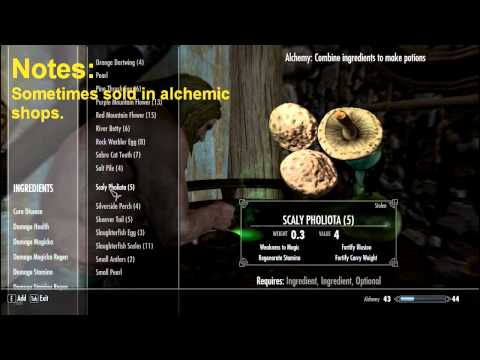 how to discover all ingredient effects skyrim