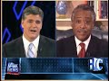 Hannity vs sharpton - do you support the jena 6 huh wtf!
