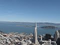 Helo - Buzzing by TransAmerica pyramid - 800 ft up...