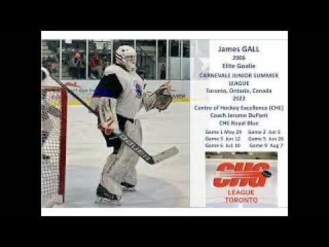 Summer 2022 Age 16 Carnevale Junior League Summer James Gall 2006 Elite Goalie