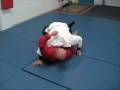 Shoulder lock as alternative to guillotine from the guard