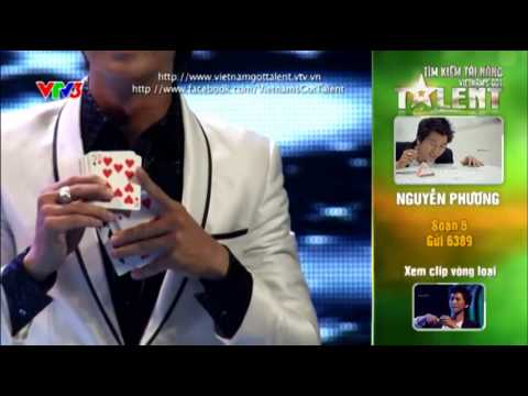 vietnam's got talent - Nguyễn Phương: Ảo Thuật Soạn 5 gửi đến 6389 Vòng Bán Kết 2 - Vietnam's Got Talent Mùa Thứ 2.