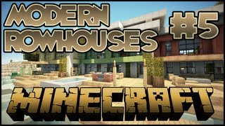 Minecraft Lets Build HD: Modern RowHouses - Part 5