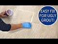 how to change grout color