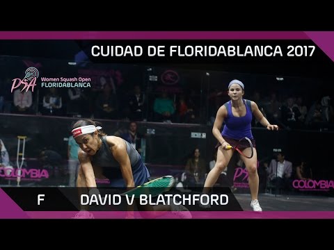 Squash: David v Blatchford - Ciudad de Floridablanca 2017 - F Highlights