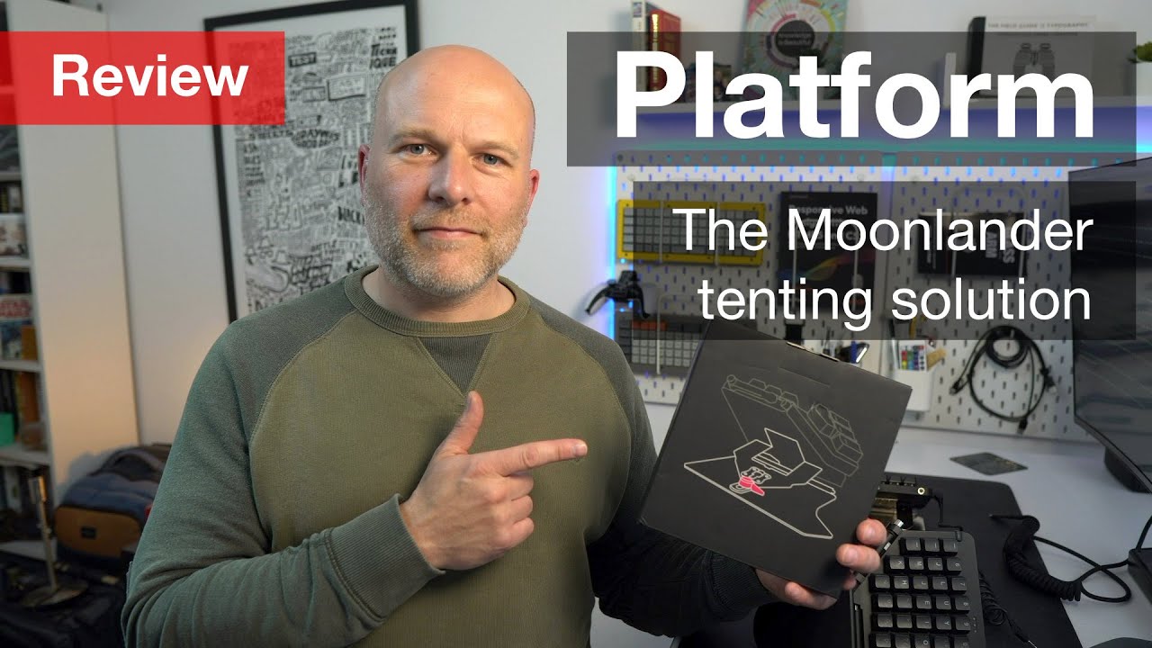 Review The ZSA Platform tenting kit for the Moonlander keyboard Ben