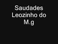 Saudades Leozinho do M.g Saudades Leozinho do M.g