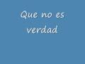 Que no es verdad