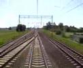 Linia 220 - przejazd przez Lewin Brzeski