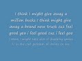 Million Bucks Lyrics on Screen and in Description