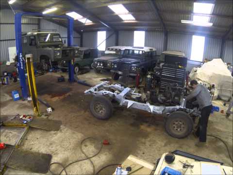 Land Rover Defender Chassis Swap
