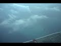Wasserflugzeug Landung Cockpitsicht