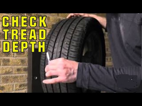 how to gauge tread on a tire