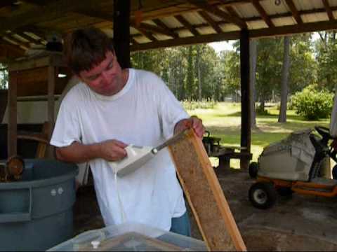 how to harvest honey without a extractor