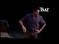 Hugh Jackman and Daniel Craig show some classy off-script acting while facing an immensely irritating cell phone ringing from the audience during a NYC performance of 