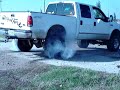 Big Lifted F-250 Diesel Burnout With Black Smoke Big Lifted F-250 Diesel Burnout With Black Smoke