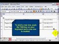 Create Columns (Tables) in Microsoft Word Create Columns (Tables) in Microsoft Word