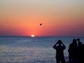 sunset at famous cafe del mar, san antonio, ibiza