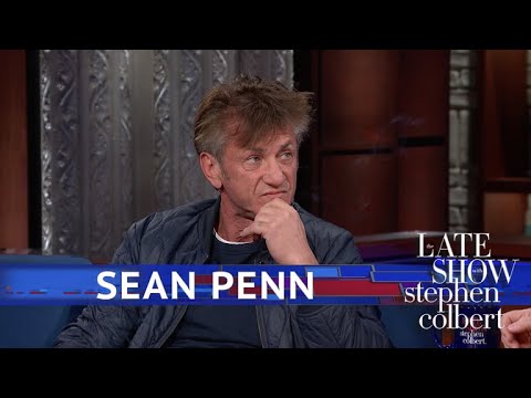 Sean Penn Smokes Several Cigarettes on ‘The Late Show,’ Says He’s on Ambien: Watch!