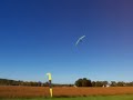 Hang glider landing at FLAP Hang glider landing at FLAP