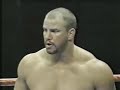 non sanctioned bout from japan in 1996. 
tommy morrison fighting marcus rhode for an aids charity a year after he was first diagnosed with hiv.