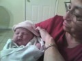 Baby 'Zi' about 3 hours old