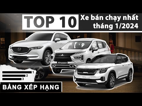 Top 10 xe bán chạy nhất tháng 1: Những cái tên lạ lần đầu góp mặt trong bảng xếp hạng |XEHAY.VN|