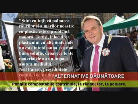 Pungile compostabile și biodegradabile, poluante