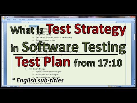 how to plan a test
