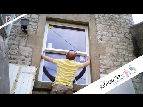 how to fit a upvc window