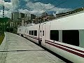Tren Alvia S-130 entrando en Bilbao-Abando (26/05/2008)
