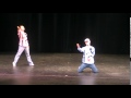 me and dustin do a variety of dances to a medley of music.