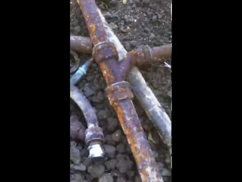 how to locate pvc pipe under concrete