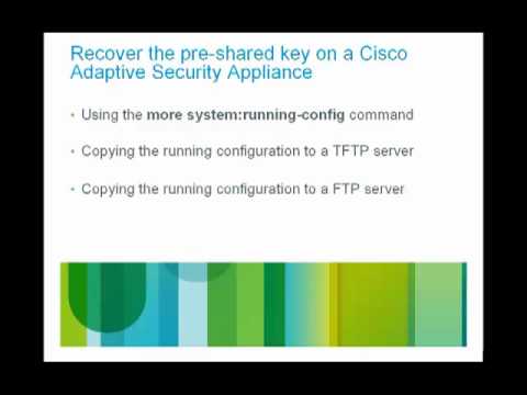 how to recover network security key
