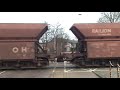 Ore train railion with Diesel Helper and Electric locomotives leads,venlo,the Netherlands