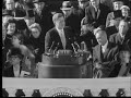 mp3: amiestreet.com With the help of time-transcending wanderlusts, JFK is able to deliver his inaugural address as he originally intended. Lyrics: Ask not what your country can do for you What your country can do for yooooo For yoooooo Ask what you can do for your country Ask not what America can do for you What America can do for yooooo For yooooo But what together we can do For the freedom of man To those people in the huts and villages Across the globe We pledge our best efforts to help ...