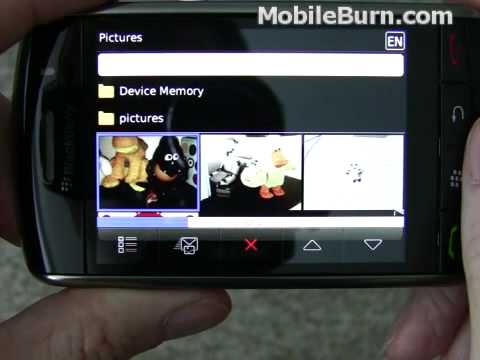 mobileburn: Video review of the BlackBerry Storm 9530 for Verizon YouTube Preview Image