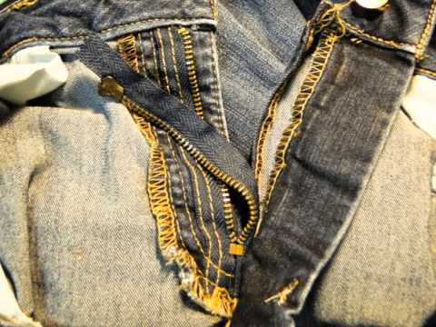 how to fix zipper on jeans