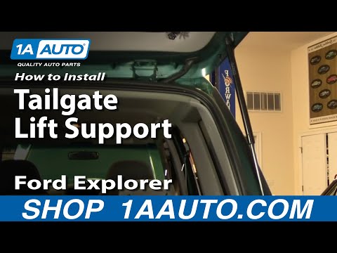 how to fit tailgate struts