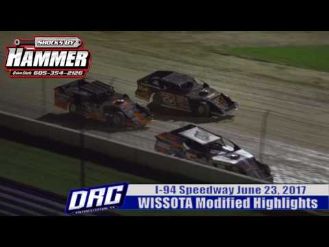 I-94 Speedway 6/23/17 WISSOTA Modified Highlights