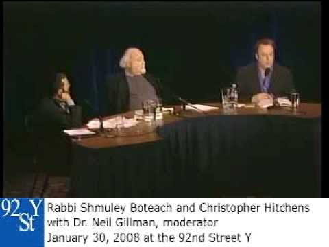 Full Version: Christopher Hitchens and Rabbi Shmuley Boteach Debate on God (low quality)