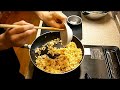 Click here to watch this video カレー風味のレタスチャーハン Lettuce fried rice is flavored with curry.