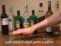 Great Bar Trick - Lift A Shot With Your Palm Great Bar Trick - Lift A Shot With Your Palm